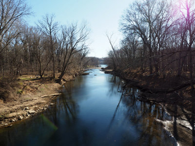 Catoctin Creek from the aqueduct