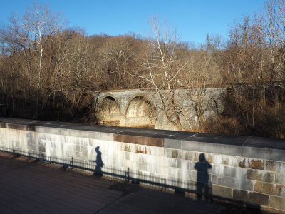 Shadow play on the Catoctin Aqueduct