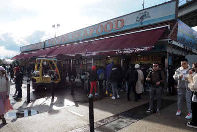 Old fish market in the newly developed Wharf area