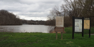 Across the river at Four Locks