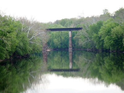 Railroad bridge over the Monocacy river