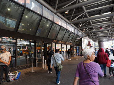 Entrance to the Port Authority Bus Terminal