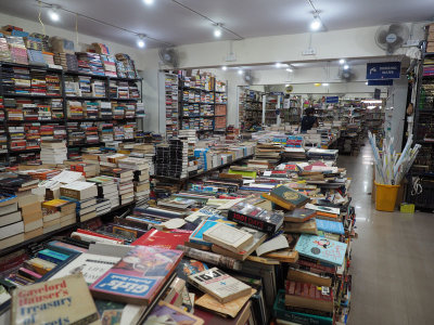 Inside a bookstore in Bangalore