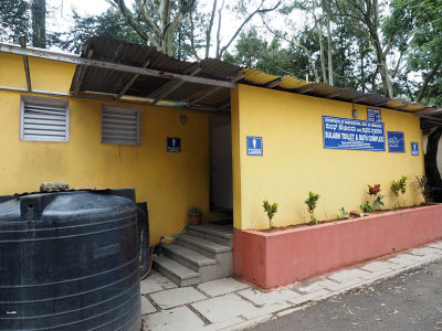 Paid toilet facility at Nandi Hills