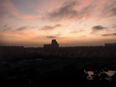 A sunrise in Bangalore