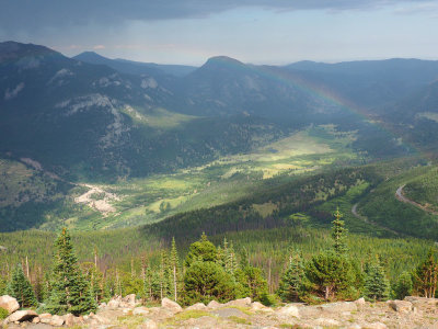 Rainbow curve view - Rocky Mountain National Park