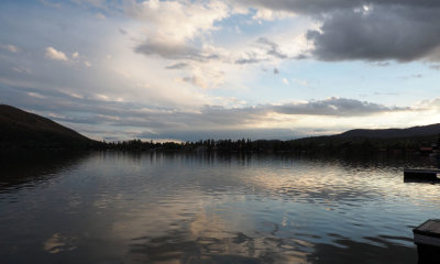 Grand Lake, CO, at sunset