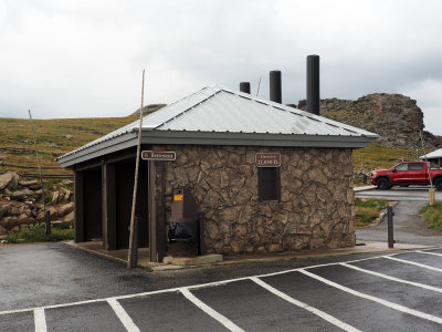 Rest rooms on the Trail Ridge Road