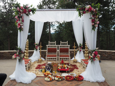 The wedding pandal