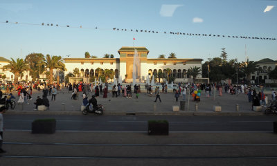 Mohammed V Square in the evening