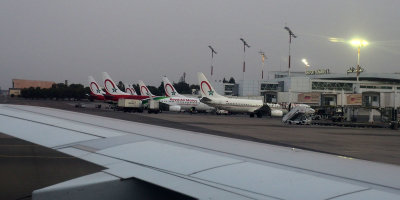 Aircraft at Mohammed V airport