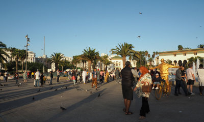 Mohammed V Square in the evening