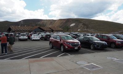 Parking lot of the Alpine Visitor Center