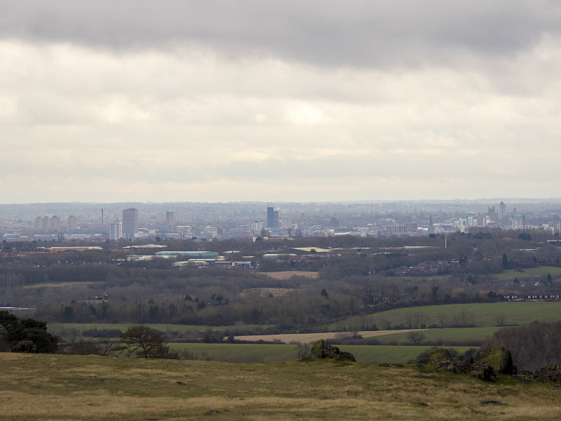 Leicester from Bradgate Park