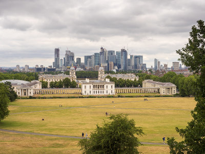 Canary Wharf from Greenwich Park