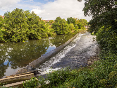 Weir on River Teme