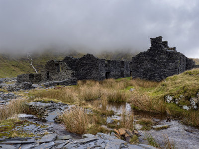 Ruined houses