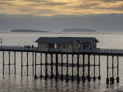 Pier with islands beyond