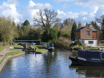 Canal at Lapworth.