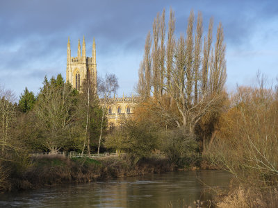 River Avon and Hampton Lucy church.