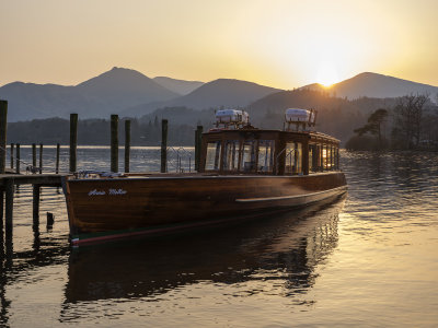 Tourist launch boat on Derwent Water