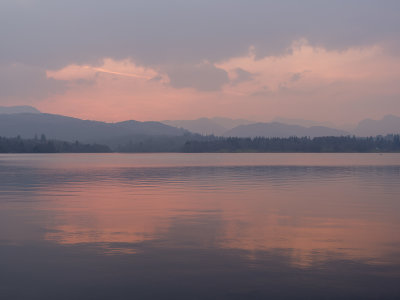 Windermere - evening reflections 