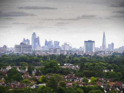 London from Kew Gardens