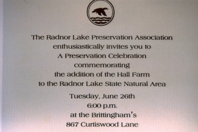 Hall Farm ceremony invitation