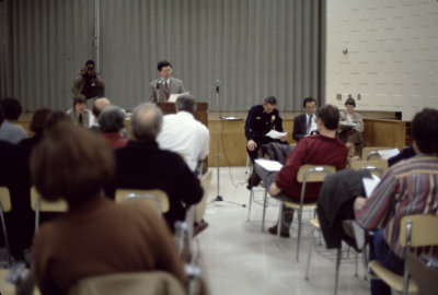 Roy Tanner at meeting