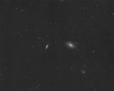 M81 & M82 Luminance