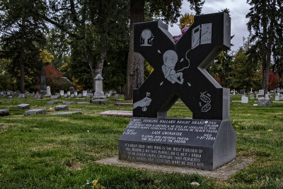 Mountain View Cemetery - X Tombstone