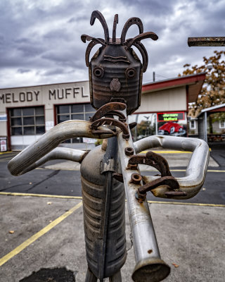 Melody Muffler Sculptures