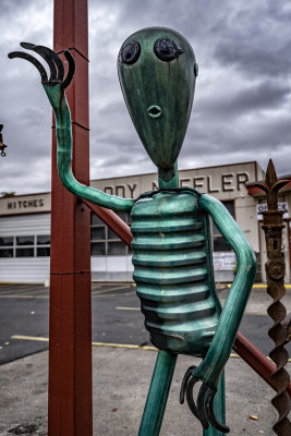 Melody Muffler Sculptures