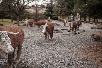 Cattle Drive Sculpture
