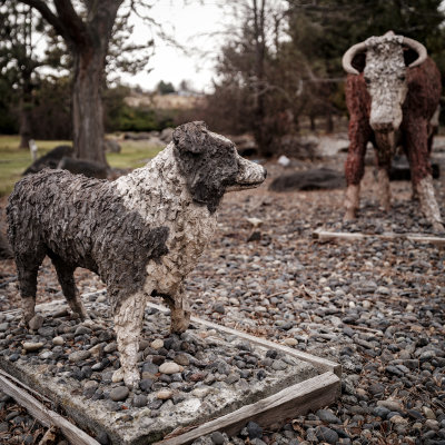 Cattle Drive Sculpture