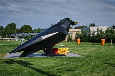 Giant Crow with French Fries