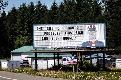 Right-Wing Uncle Sam Billboard