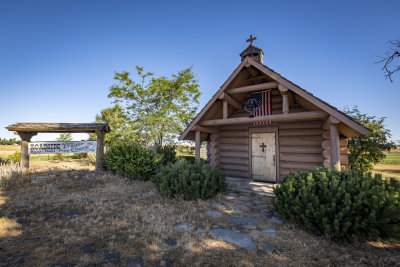 Tiny Log Chapel