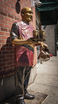 Todd Kirnan - Coffee Man Statue