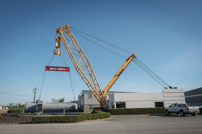 Construction Crane Building