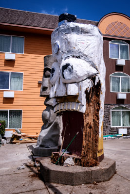 Easter Island-ish Totem Poles