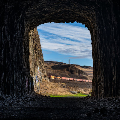 Walk-Thru Railroad Tunnel