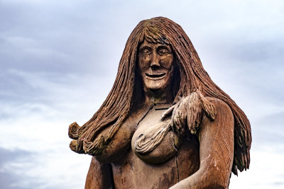 Wooden Mermaid