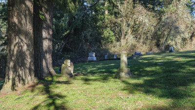 Carved Wood Headstone