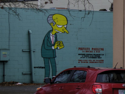 Simpsons Mural