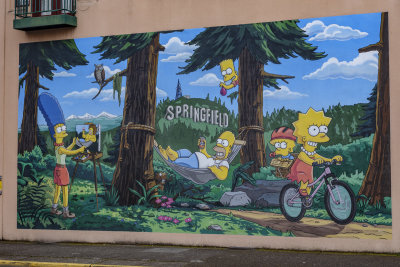 Simpsons Mural