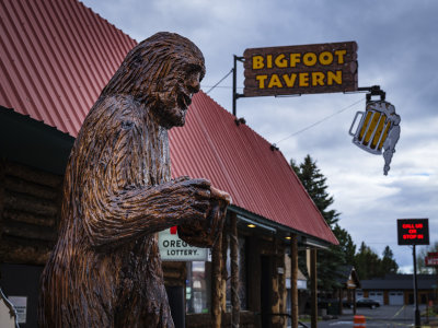 Bigfoot Holding a Beer Mug