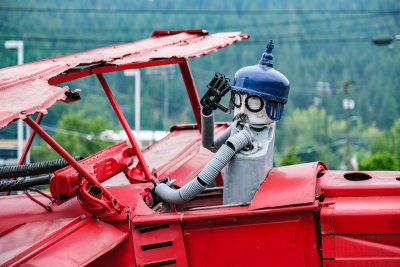 Red Baron Sculpture