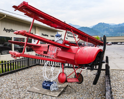 Red Baron Sculpture