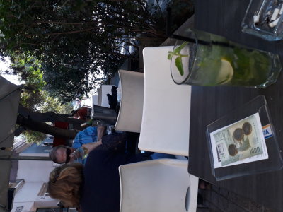 Lazy midday mojito in Lastarria.